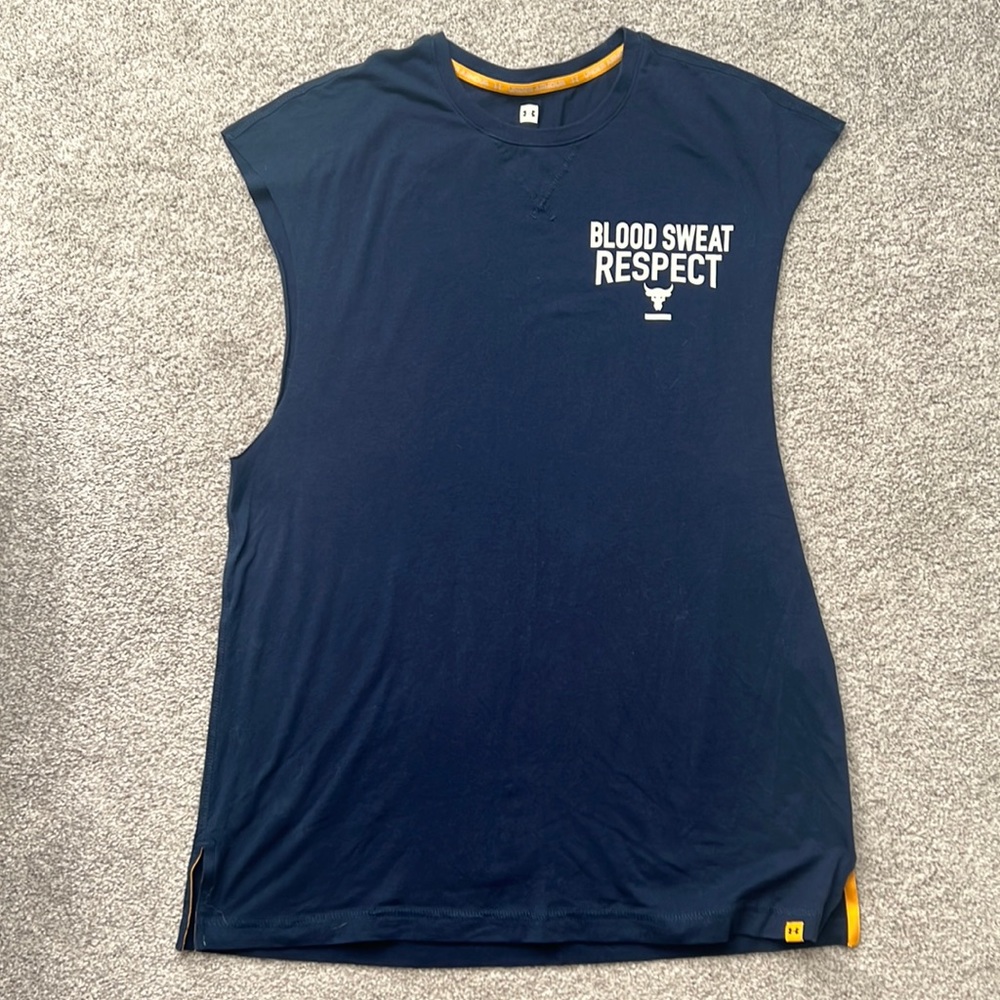 Blood sweat respect under armor tank top
